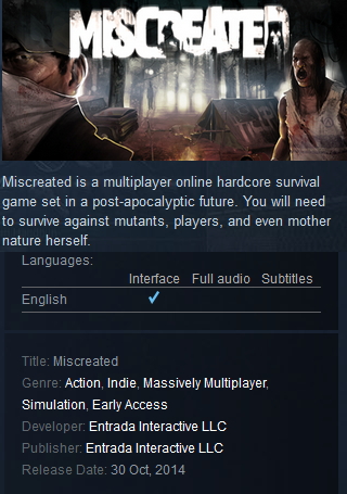 Miscreated Steam - Click Image to Close